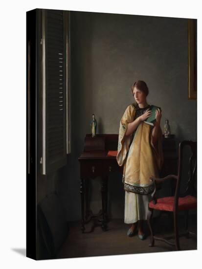 Interior, 1910-17 (Oil on Canvas)-William McGregor Paxton-Stretched Canvas