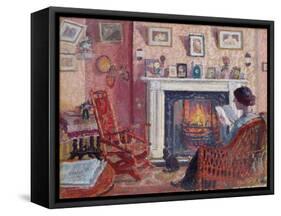 Interior, 31 Mornington Crescent-Spencer Frederick Gore-Framed Stretched Canvas