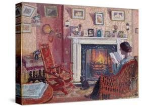 Interior, 31 Mornington Crescent-Spencer Frederick Gore-Stretched Canvas