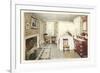 Interior, Aldrich Memorial, Portsmouth, New Hampshire-null-Framed Art Print