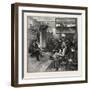 Interior and Exterior of Mennonite Church, Canada, Nineteenth Century-null-Framed Giclee Print
