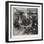 Interior and Exterior of Mennonite Church, Canada, Nineteenth Century-null-Framed Giclee Print