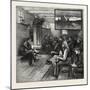 Interior and Exterior of Mennonite Church, Canada, Nineteenth Century-null-Mounted Giclee Print