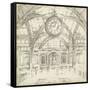 Interior Architectural Study I-Ethan Harper-Framed Stretched Canvas