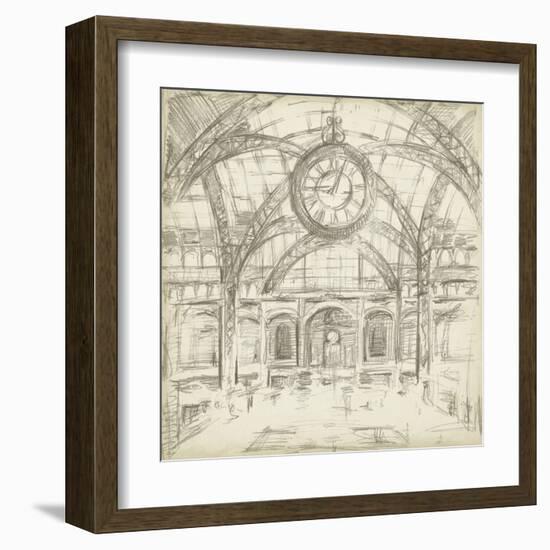 Interior Architectural Study I-Ethan Harper-Framed Art Print