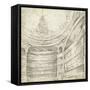 Interior Architectural Study II-Ethan Harper-Framed Stretched Canvas