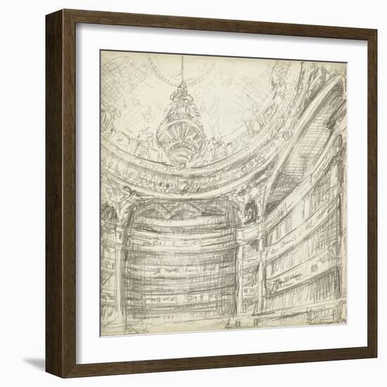 Interior Architectural Study II-Ethan Harper-Framed Art Print