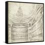 Interior Architectural Study II-Ethan Harper-Framed Stretched Canvas