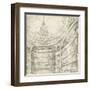 Interior Architectural Study II-Ethan Harper-Framed Art Print