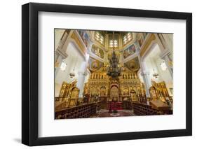 Interior, Ascension Cathedral (Zenkov Cathedral), Panfilov Park, Almaty, Kazakhstan, Central Asia,-G&M Therin-Weise-Framed Photographic Print