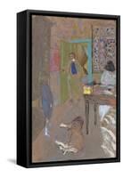 Interior at Saint-Jacut, 1909-Edouard Vuillard-Framed Stretched Canvas