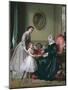 Interior at The Chestnuts Wimbledon, Grandmother's Birthday-J.l. Dyckmans-Mounted Giclee Print