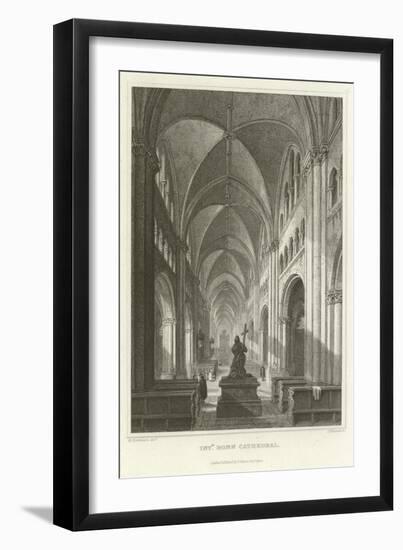 Interior Bonn Cathedral-William Tombleson-Framed Giclee Print