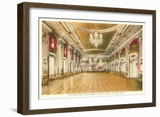 Interior, Book-Cadillac, Detroit, Michigan-null-Framed Art Print