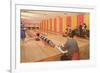 Interior, Bowling Alley, Retro-null-Framed Premium Giclee Print