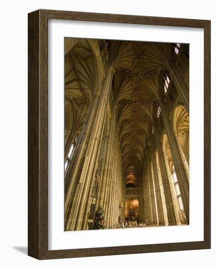 Interior, Canterbury Cathedral, Canterbury, Kent-Ethel Davies-Framed Photographic Print