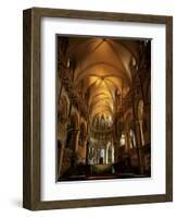 Interior, Canterbury Cathedral, Unesco World Heritage Site, Kent, England, United Kingdom-Roy Rainford-Framed Photographic Print