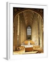 Interior, Canterbury Cathedral, Unesco World Heritage Site, Kent, England, United Kingdom-Roy Rainford-Framed Photographic Print