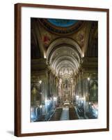 Interior Church of Sant' Andrea, Bra, Italy-null-Framed Giclee Print