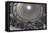 Interior Church of St. Mary of the Martyrs and Cupola Inside the Pantheon-Stuart Black-Framed Stretched Canvas