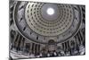 Interior Church of St. Mary of the Martyrs and Cupola Inside the Pantheon-Stuart Black-Mounted Photographic Print