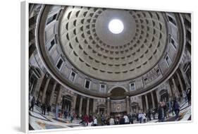 Interior Church of St. Mary of the Martyrs and Cupola Inside the Pantheon-Stuart Black-Framed Photographic Print