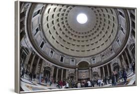 Interior Church of St. Mary of the Martyrs and Cupola Inside the Pantheon-Stuart Black-Framed Photographic Print