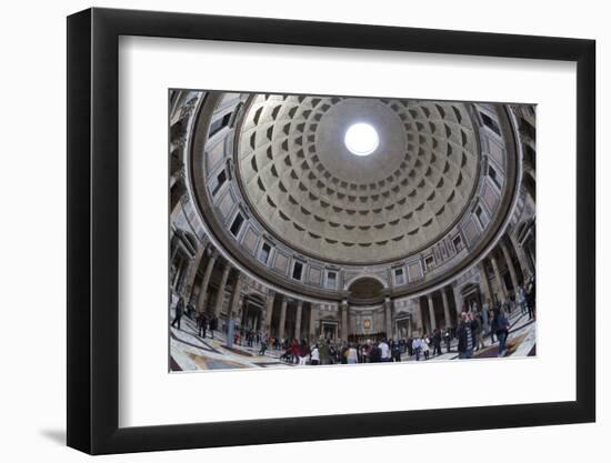 Interior Church of St. Mary of the Martyrs and Cupola Inside the Pantheon-Stuart Black-Framed Photographic Print