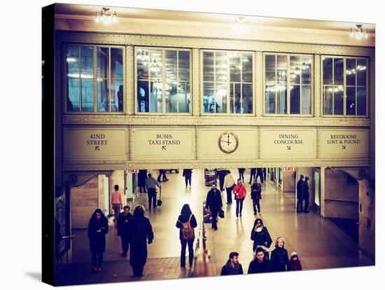 Interior Corridors with an Original Skylight in the Grand Central Terminal - Manhattan - New York-Philippe Hugonnard-Stretched Canvas