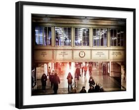 Interior Corridors with an Original Skylight in the Grand Central Terminal - Manhattan - New York-Philippe Hugonnard-Framed Photographic Print