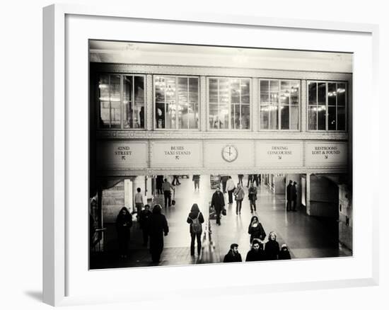 Interior Corridors with an Original Skylight in the Grand Central Terminal - Manhattan - New York-Philippe Hugonnard-Framed Photographic Print