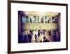 Interior Corridors with an Original Skylight in the Grand Central Terminal - Manhattan - New York-Philippe Hugonnard-Framed Art Print