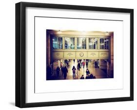 Interior Corridors with an Original Skylight in the Grand Central Terminal - Manhattan - New York-Philippe Hugonnard-Framed Art Print