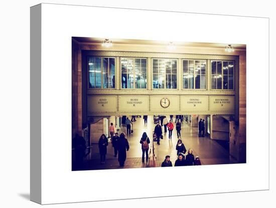 Interior Corridors with an Original Skylight in the Grand Central Terminal - Manhattan - New York-Philippe Hugonnard-Stretched Canvas