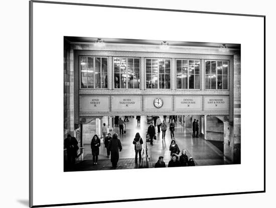 Interior Corridors with an Original Skylight in the Grand Central Terminal - Manhattan - New York-Philippe Hugonnard-Mounted Art Print