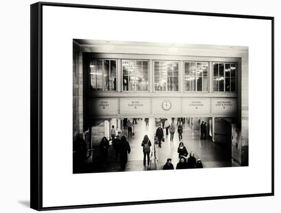 Interior Corridors with an Original Skylight in the Grand Central Terminal - Manhattan - New York-Philippe Hugonnard-Framed Stretched Canvas