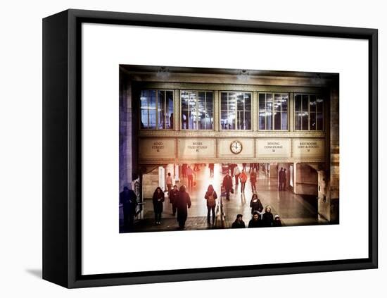 Interior Corridors with an Original Skylight in the Grand Central Terminal - Manhattan - New York-Philippe Hugonnard-Framed Stretched Canvas