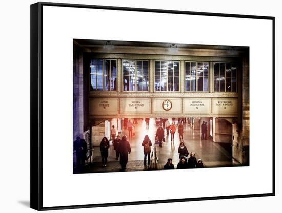 Interior Corridors with an Original Skylight in the Grand Central Terminal - Manhattan - New York-Philippe Hugonnard-Framed Stretched Canvas