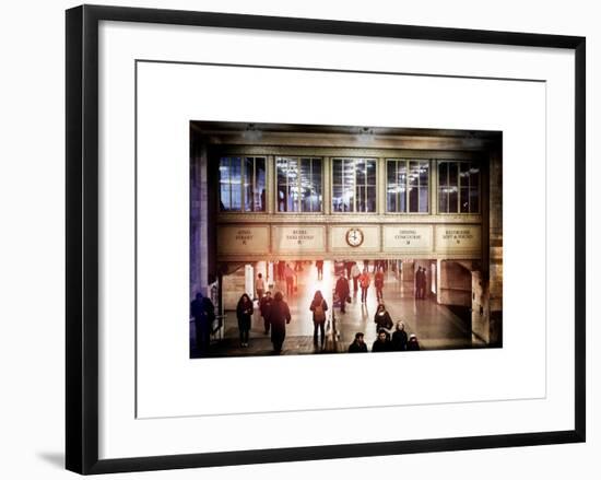 Interior Corridors with an Original Skylight in the Grand Central Terminal - Manhattan - New York-Philippe Hugonnard-Framed Art Print