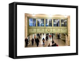 Interior Corridors with an Original Skylight in the Grand Central Terminal - Manhattan - New York-Philippe Hugonnard-Framed Stretched Canvas