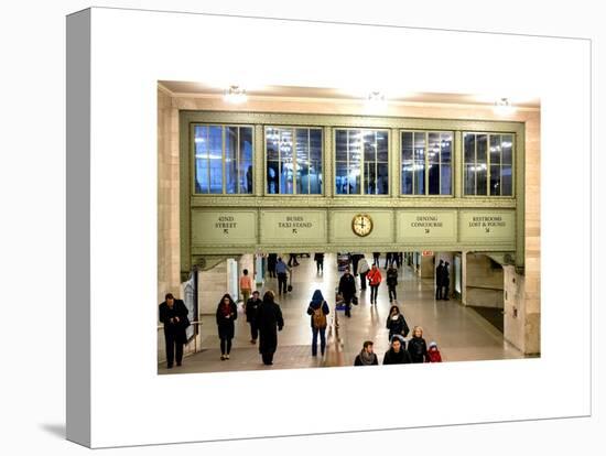 Interior Corridors with an Original Skylight in the Grand Central Terminal - Manhattan - New York-Philippe Hugonnard-Stretched Canvas