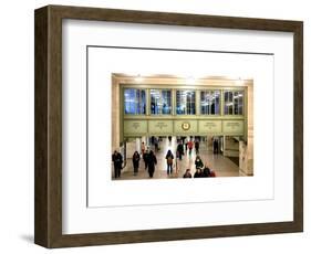 Interior Corridors with an Original Skylight in the Grand Central Terminal - Manhattan - New York-Philippe Hugonnard-Framed Art Print