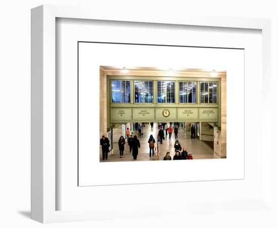 Interior Corridors with an Original Skylight in the Grand Central Terminal - Manhattan - New York-Philippe Hugonnard-Framed Art Print