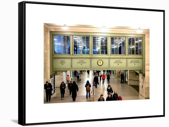 Interior Corridors with an Original Skylight in the Grand Central Terminal - Manhattan - New York-Philippe Hugonnard-Framed Stretched Canvas