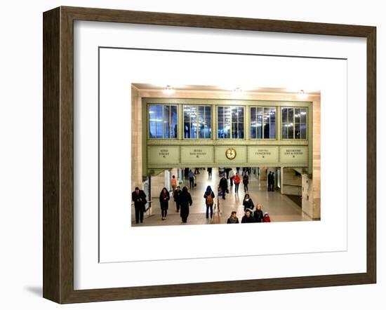 Interior Corridors with an Original Skylight in the Grand Central Terminal - Manhattan - New York-Philippe Hugonnard-Framed Art Print