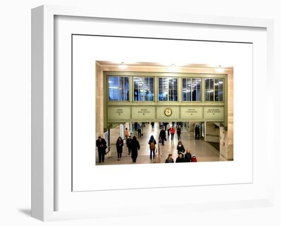 Interior Corridors with an Original Skylight in the Grand Central Terminal - Manhattan - New York-Philippe Hugonnard-Framed Art Print