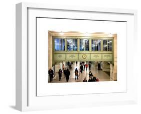 Interior Corridors with an Original Skylight in the Grand Central Terminal - Manhattan - New York-Philippe Hugonnard-Framed Art Print