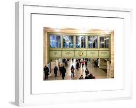 Interior Corridors with an Original Skylight in the Grand Central Terminal - Manhattan - New York-Philippe Hugonnard-Framed Art Print