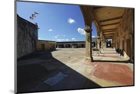 Interior Court of San Cristobal Fort-George Oze-Mounted Photographic Print
