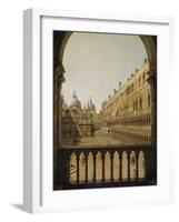 Interior Court of the Doge's Palace, Venice, C.1756-Canaletto-Framed Giclee Print